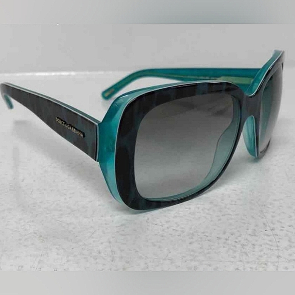 Dolce & Gabbana Teal and Black Sunglasses with COA certificate